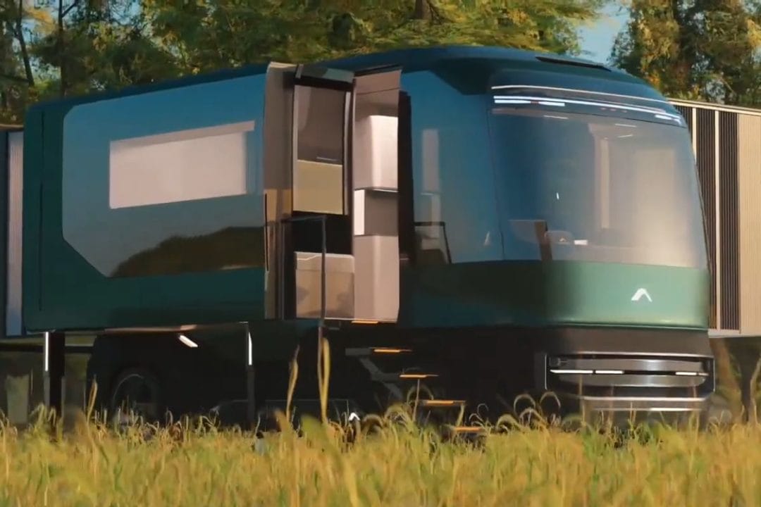 Camping-car électrique en tiny-house